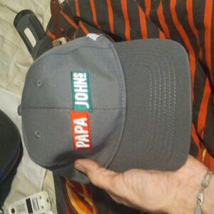 Papa John's hook and loop hat